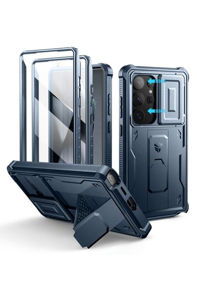 Choice غلاف لهاتف Galaxy S24 Ultra أزرق داكن لهاتف Samsung Galaxy S24 Ultra 5...