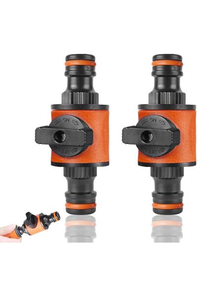 Generic 2 PCS Male to Male Hose Connector, Hose Connectors and Fittings Garde...