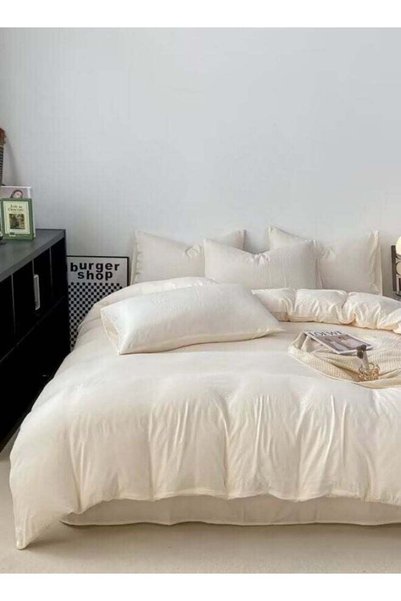Generic Brand LUNA Home Single Size 4 piece piece bedding set without filling...