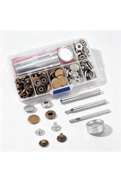 Generic 30pcs Press Studs Snaps Fasteners Set – No-Sew Clothing Accessories f...