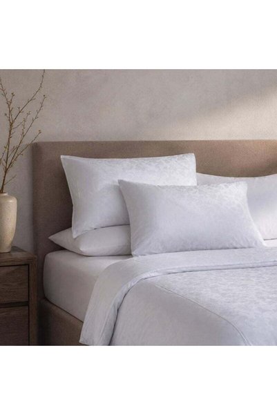 Generic Brand Pan Home Floral Branch 300TC Cotton Jacquard 3-Piece Queen Duve...