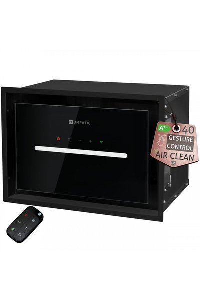 Kompatic HANA 40 KPHN40BIB Εντοιχιζόμενος Απορροφητήρας, A++, 450 m³/h, Έλεγχ...