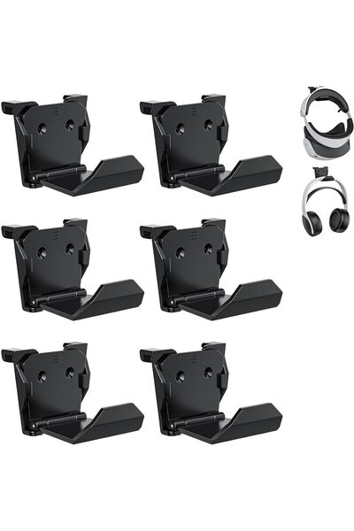 Generic 6Pcs Controller Wall Mount Holder, Strong Adhesive/Screw Controller H...