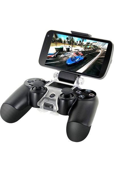 Generic حامل تحكم PS4 للهاتف المحمول، مشبك تحكم للألعاب، حامل هاتف محمول قابل...