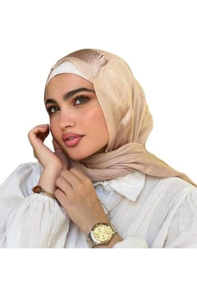 Generic Luxury Islamic Soiree Hijab Scarf for Women (180x75cm)