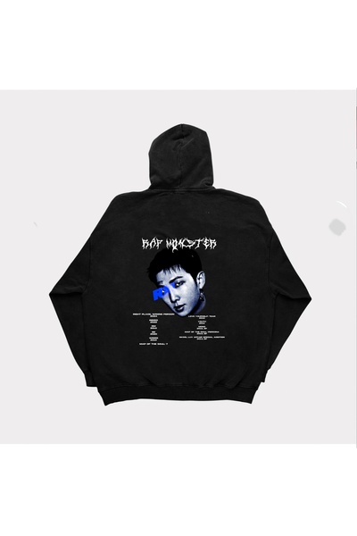 PANDORICA Rap Monster Printed Unisex Hooded Sweatshirt