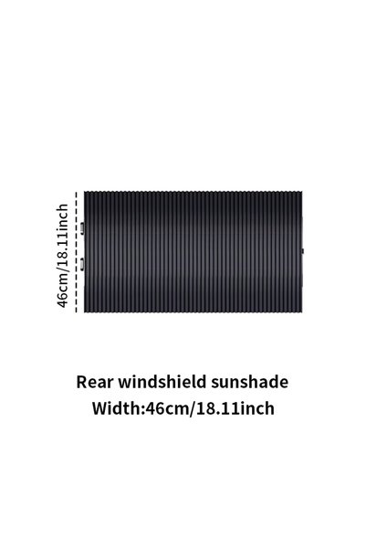 Choice 46cm for rear Car Retractable Windshield Sunshade with Suction Cups Fo...
