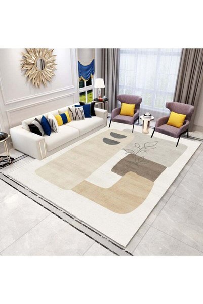 Generic Brand GOOTOY Modern Style Area Rug Non-Slip Super Soft Touch Living R...