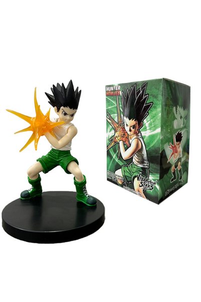 BANDAI With box-3 Hunter X Hunter Anime Figure Set 6PCS Gon Killua Kurapika H...