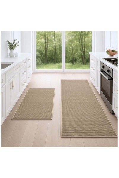 Generic Brand AREXA Non-Slip Premium 2PCS Kitchen Rugs and Mats Washable Rubb...
