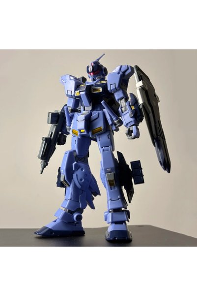 BANDAI YELLOW Pale Rider Cavalry HGUC 1/144 Plastic Assembly Model Kit Action...