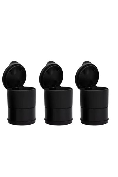 Choice BLACK-3PCS 1/3pcs New Car Ashtray Garbage Coin Storage Cup Container C...