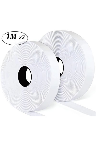 Choice 20mm Wide White 1meter 1/2/5M 20-50mm White Strong Self Adhesive Faste...