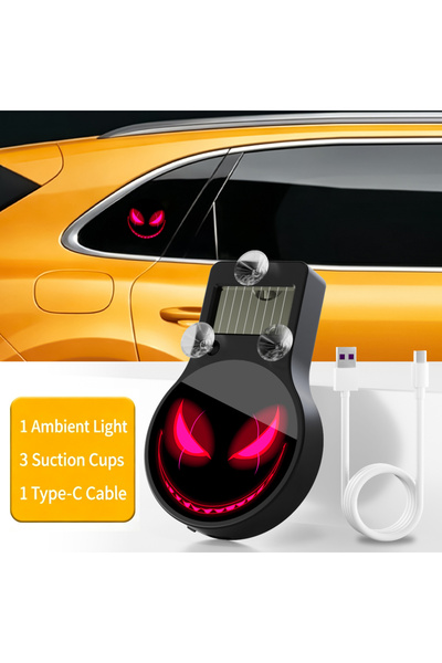 Choice ضوء LED بتصميم عين الشيطان ذو سحر غامض، ضوء شمسي ديناميكي ثلاثي الأبعا...