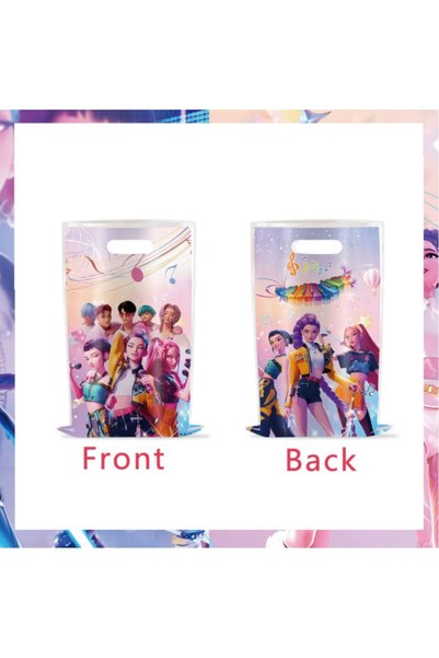 Choice Gift Bag-10pcs Pop Star Disposable Tableware Anime Idol Birthday Theme...