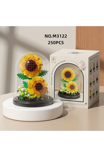 Choice M3122 9 Types of Flower Building Block Toys with Dust Covers, Cool, Ho...