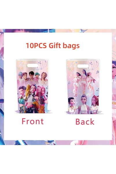 BANDAI In stock 10PCS Gift bags-1 2026 New Popular Cute Cartoon Anime Music T...