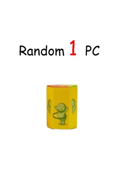 BANDAI random 1pc Surprise Gift Fitness Exercise series multiple doll green n...