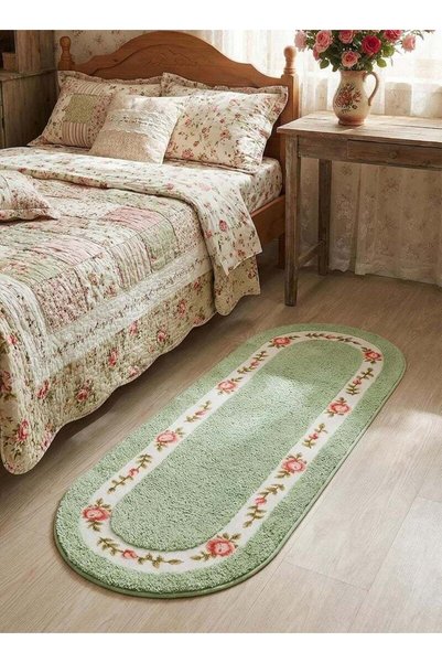 Generic Brand LOOPITYS Non-Slip Floral Bath Mat for Bathroom Bedroom Sink Tub...