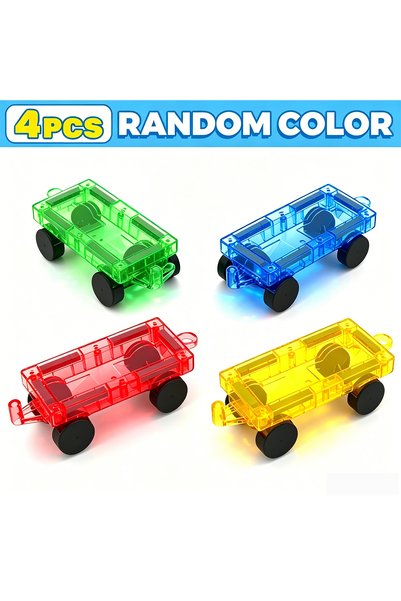 Choice ClearMini Wheel 4PCS Magnetic Handheld Car Toy Supplement Accessory Pa...