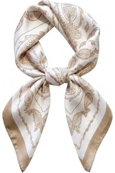 Generic Satin Hair Scarf, 27.5 Inch Square Polyester Head Wrap for Women and ...