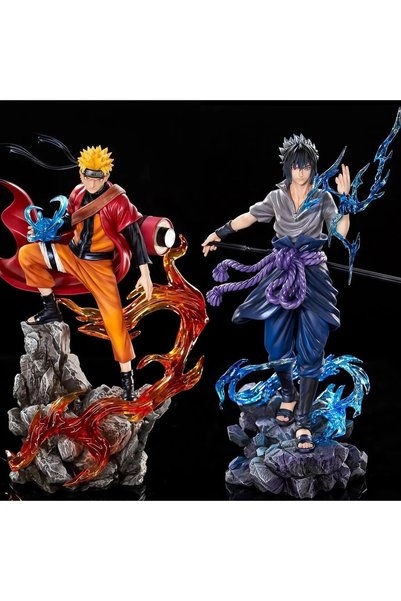BANDAI قطعتان *-* جديد ورائج 2026 مجسم أنمي ناروتو أوزوماكي بين ناروتو أوتشيه...