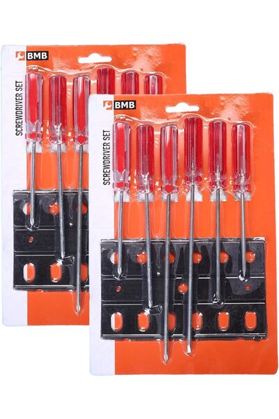 Generic TOOLS Screwdriver Set - 2 Packs of 6 Piece-Multi-Bit Furniture Assemb...