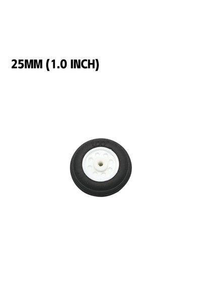 Choice 2pcs 25MM(1.0 inch) RC Aircraft Model Fixed Wing Real Aircraft Tire PU...