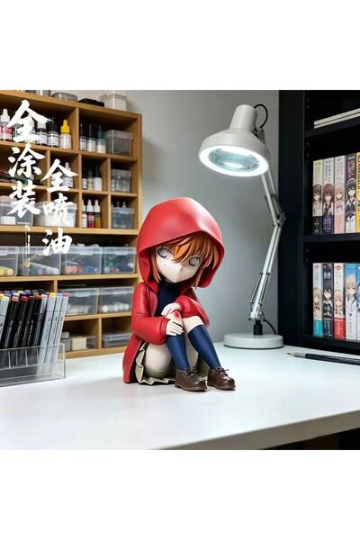 BANDAI 10cm Detective Conan Little Red Riding Hood Haibara Ai Figure Miyano S...