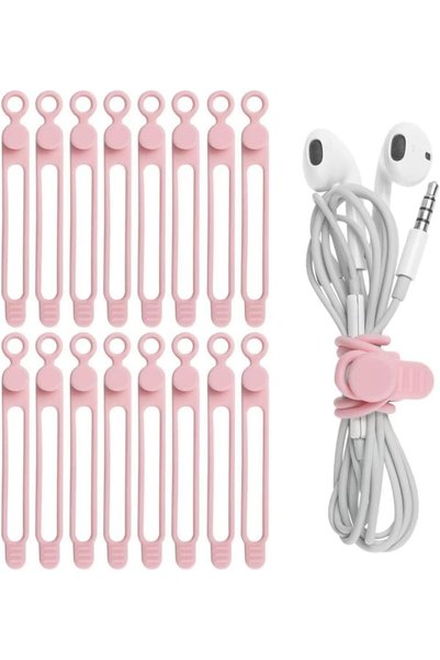 Generic 16pcs Cable Straps Wire Organizer for Earphone, Phone Charger, Mouse,...