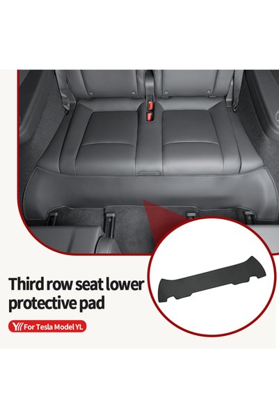 Choice For Model YL Third Row Seat Lower Anti-Kick Mat for Tesla Model Yl 6-S...