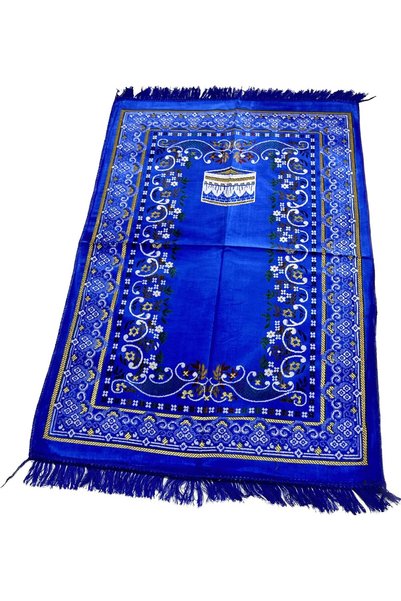 Generic سجادة صلاة تركية سميكة وناعمة من المخمل، محمولة للرجال والنساء، متعدد...