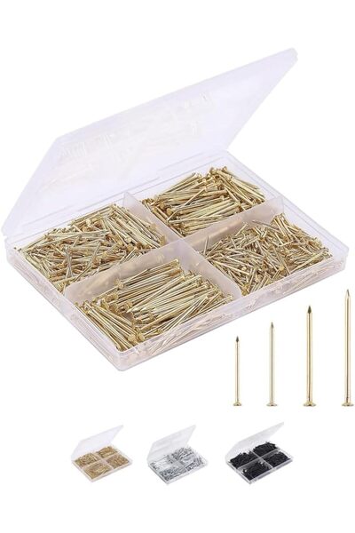Generic Nail for Hanging Pictures Assortment Kit - 200Pcs Small Nails,Comes W...