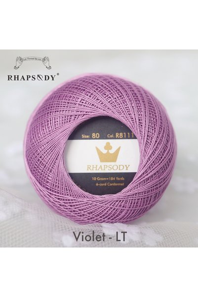Choice 80 Size 8111 LT Violet Rhapsody Size 80 100% Egyptian Cotton Double Si...