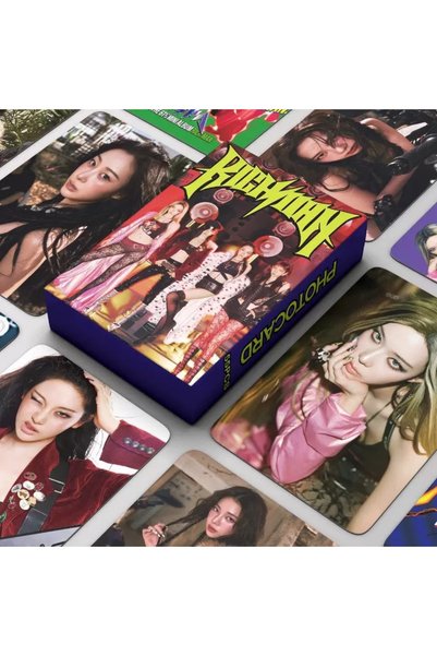 Choice A-6 55PCS Kpop Hot Girls Idol Album "Rich Man" "SPICY" HD Small Cards ...