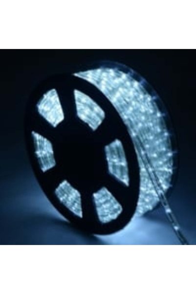NO BRAND Instalație luminoasă tip furtun LED 100 m, lumină alb rece, pentru i...