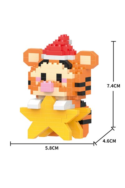 Choice JM-7259-NOBOX Animal Doll Building Block Model Micro Particle Assemble...