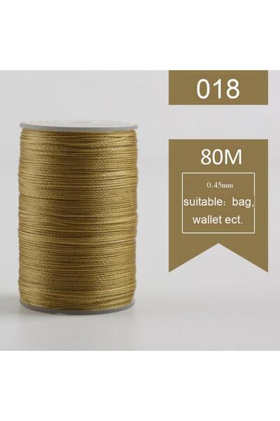 Choice 018 0.45mm 80m Wax Thread Sewing Threads For Leather Craft Braided Bra...
