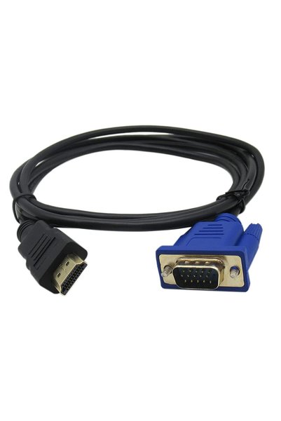 SYOSI HDMI to VGA Cable, HDMI to VGA Adapter 1080P, Unidirectional HDMI Male ...