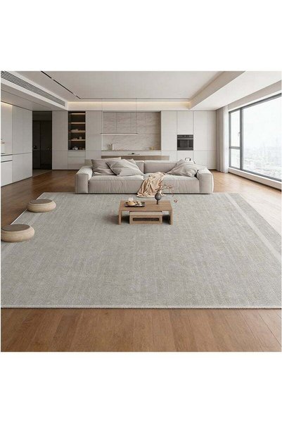 Generic Brand VUCATIN 200x300cm Large Thin Loop Velvet Living Room Rug - Dura...