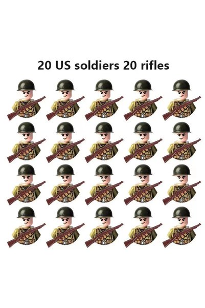 Choice 20pcs set-10 20 military action figures, gifts and toys from the Sovie...