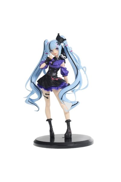 BANDAI no box 23cm Anime Hatsune Miku Pink Cherry Blossom Umbrella Handmade P...