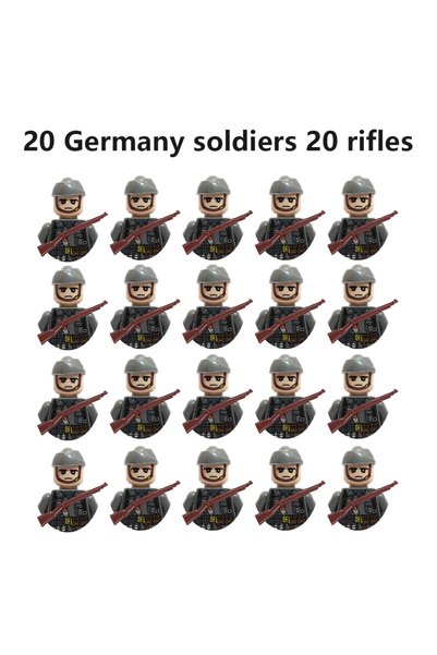 Choice 20pcs set-7 20 military action figures, gifts and toys from the Soviet...