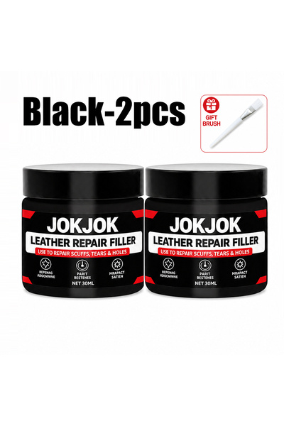 Choice 2PCS JOKJOK Leather Repair Filler 30ML Black PU Vinyl Paste For Car Se...
