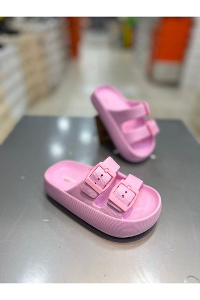 Akınal Bella Double Buckle Booties Unisex Children's Slippers