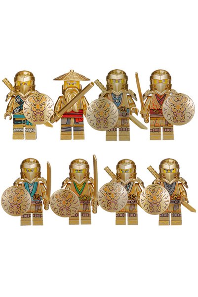 Choice BB Building blocks, golden ninja humanoid toys, assembled educational ...