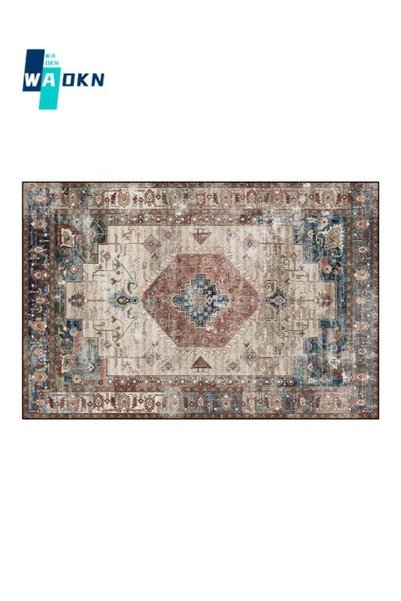 Generic Brand WAOKN Washable Indoor Doormat, Non Slip Retro Floor Mat 50 x 80...