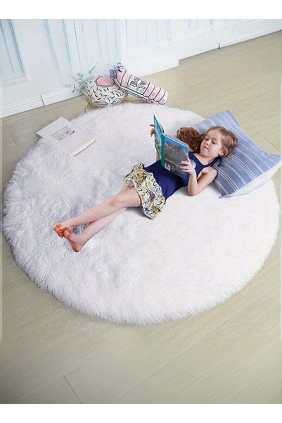 Generic Brand LOOPITYS Super soft and fluffy living room round carpet, large ...