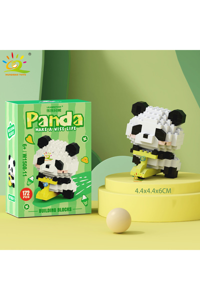 Choice with box NO.11 HUIQIBAO Mini Cute Panda Micro Building Blocks 3D Diamo...