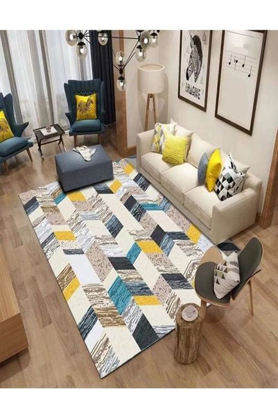 Generic Brand fashionhome New Style Washable Sticky Printed Floor Carpet Rug ...